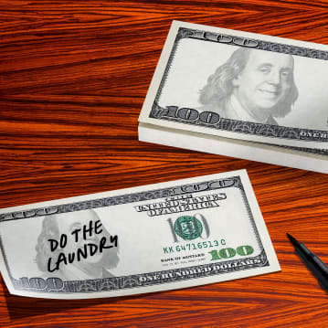 Cash Sticky Notes