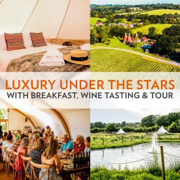 Luxury Under the Stars with Breakfast, Wine Tasting and Tour