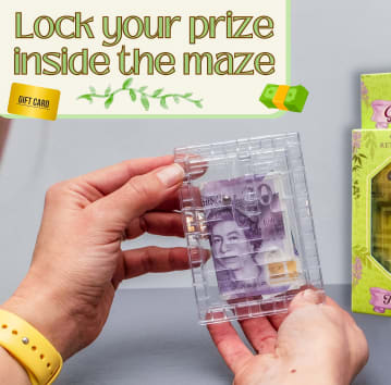 Garden Labyrinth Gift Card Escape Maze Puzzle