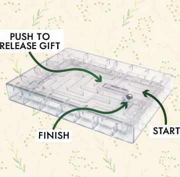 Garden Labyrinth Gift Card Escape Maze Puzzle