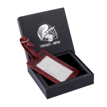 Buffalo Leather Cricket Luggage Tag