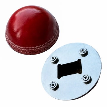 Half Cricket Ball Bottle Opener