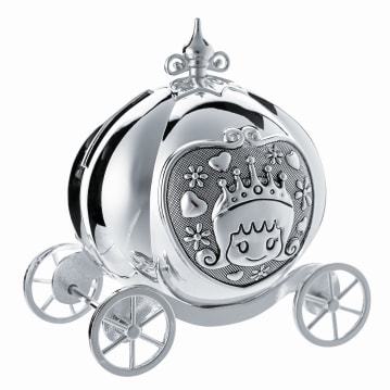 Silver Plated Coach Money Box