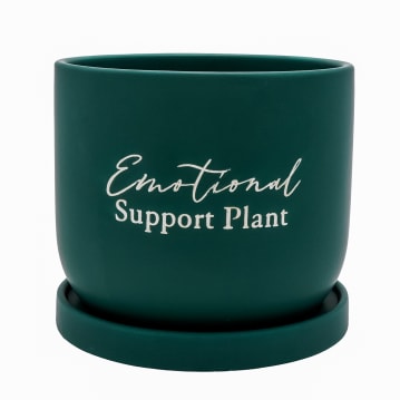 "Emotional Support Plant" Ceramic Plant Pot