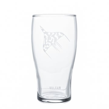 RAF Vulcan Etched Pint Glass & Bottle Opener Set