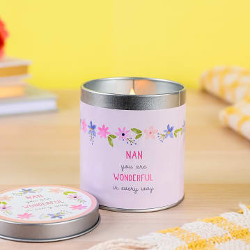 Love Life Nan Candle Tin