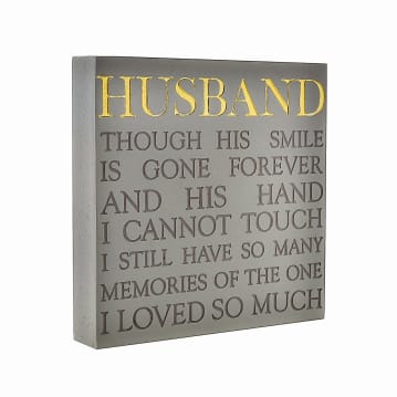 Husband Memorial Square Plaque