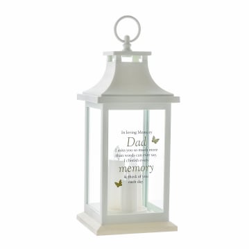 In Loving Memory Dad Memorial Lantern