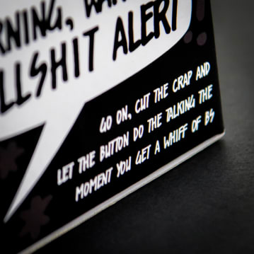 Rude Bull Button