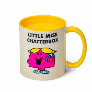 Little Miss Chatterbox Lemon & Raspberry Scented Reusable Mug Candle