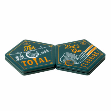 Set of 4 Golf Coasters