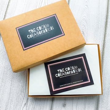 "You Are My Fave Human Bean" Hand-Iced Cookie Letterbox Gift