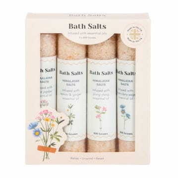 Floral Bath Salt Gift Set