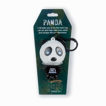 "Chill Like a Panda" Voodoo Stress Doll Keyring