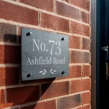 Personalised Slate House Signs