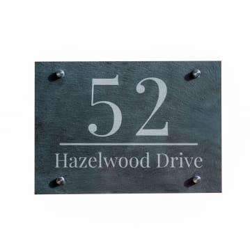 Personalised Slate House Signs