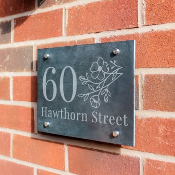 Personalised Slate House Signs