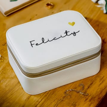 Personalised Travel Jewellery Box