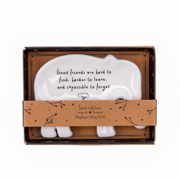 Friends Elephant Ring Dish