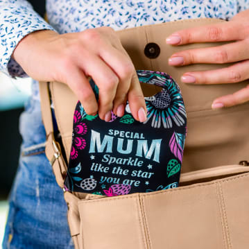 Mum Sparkle Shopper Bag