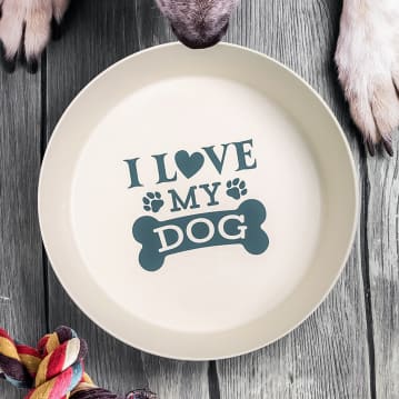 "I Love my Dog" Dog Bowl