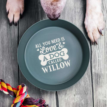 Named Dog Bowls
