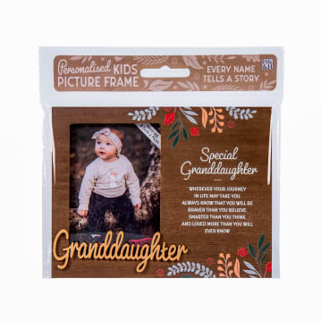 Special Granddaughter Photo Frame