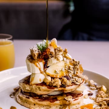 Sweet Pancakes and Prosecco for Two