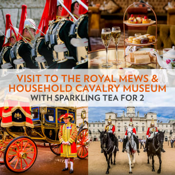 Visit to the Royal Mews & Household Cavalry Museum with Sparkling Tea for 2