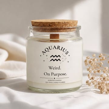 Funny Zodiac Sign Trait Candles