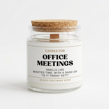 Funny Candle for Office Meetings