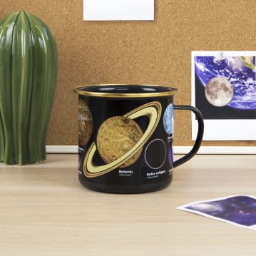 Space Enamel Mug