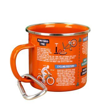 Cycling Guide Mug with Carabiner