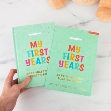 My First Years - Baby Milestones Scratch Book