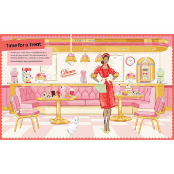 Barbie: Dress-Up Sticker Book