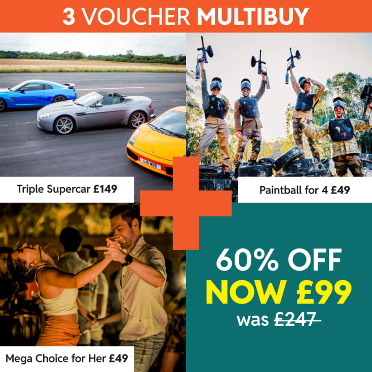 Fast Cars, Paintballs & Her Pick – 3 Gifts Sorted | Image