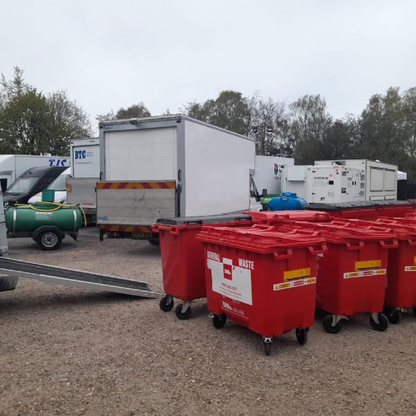 Waste collection vehicle — film and TV production waste recycling service UK