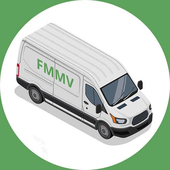 find my man and van removals van vector image