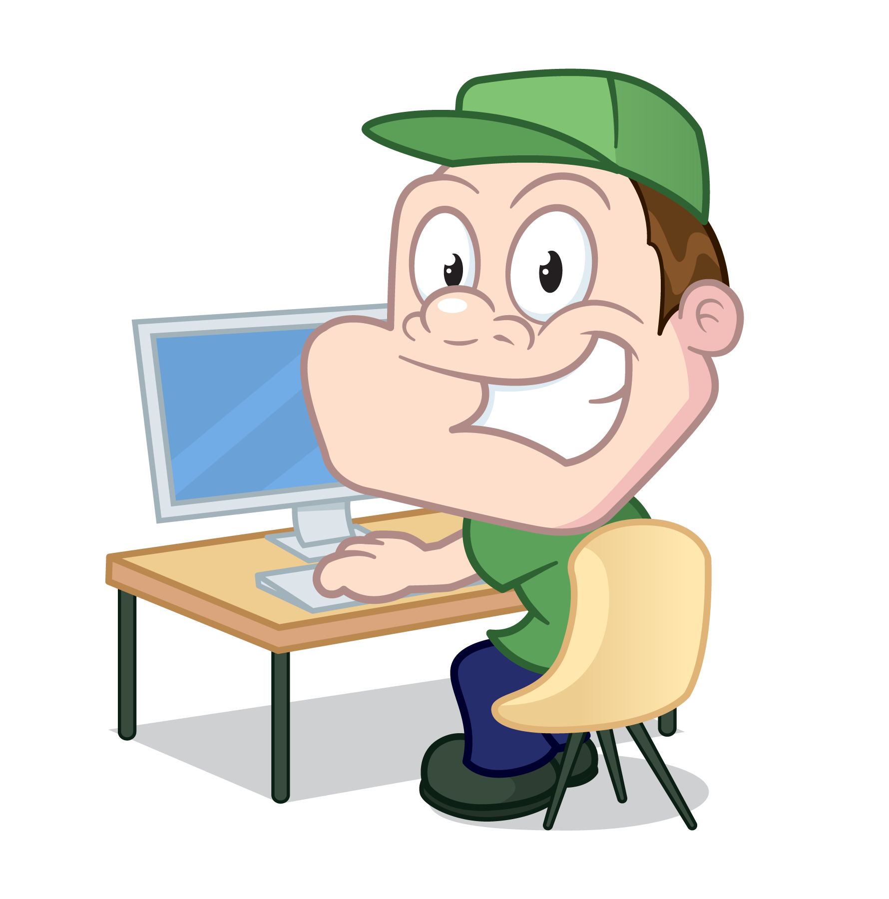 Mover registering at computer