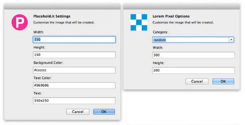 Day Player – To create placeholder images