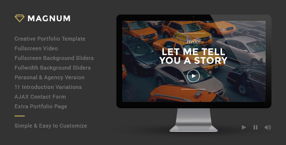 Showcase your work capabilities in a creative way with this beautiful template.