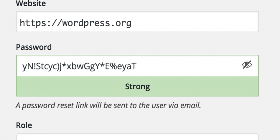 the most recent WordPress 4.3 version with the name “Billie” has introduced a new and effective approach for making password of a WordPress site stronger and better.