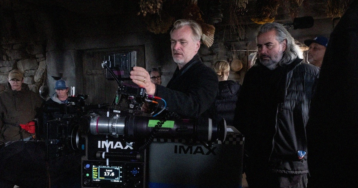 Christopher Nolan The Odyssey -kuvauksissa.