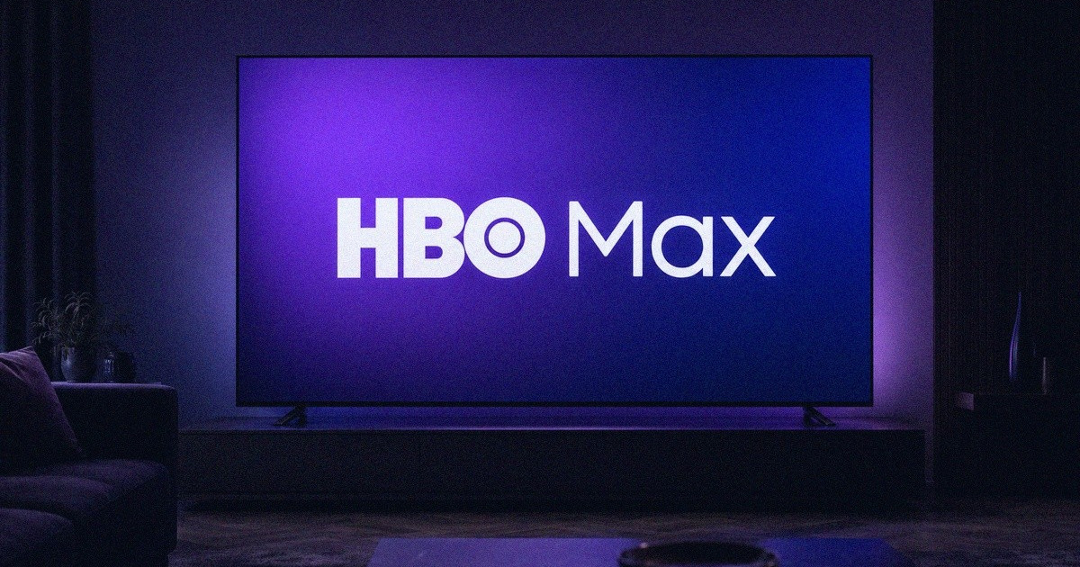 HBO Max -logo televisiossa.