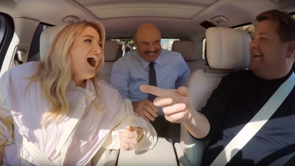 James Corden sai taas Carpool Karaoke -vieraita: Meghan Trainor ja Dr. Phil!