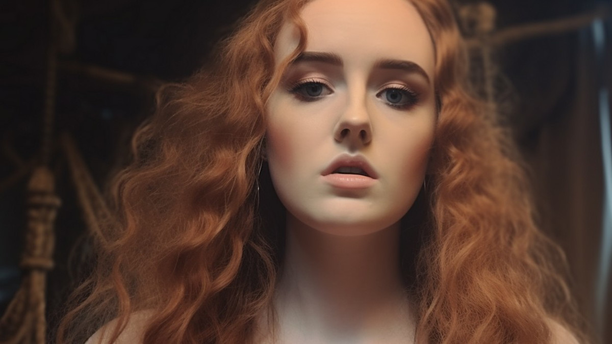 Hämmästyttävä suoritus: TikTok-nainen pitelee televisiota rinnoillaan