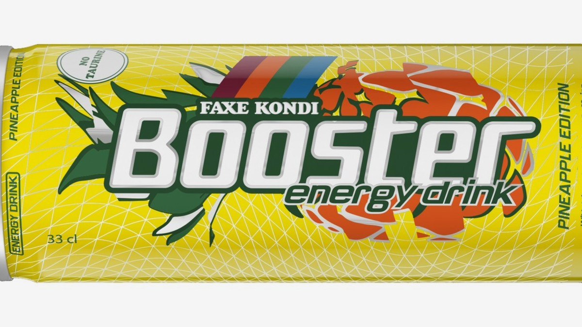 Faxe Kondi Booster -energiajuomasta uusi maku: ananas