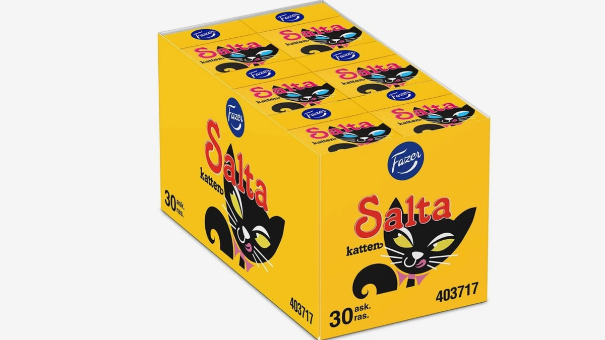 Onko Salta Katten -salmiakkipastilli tuttu Ruotsista? Fazer tuo nyt sen Suomeen