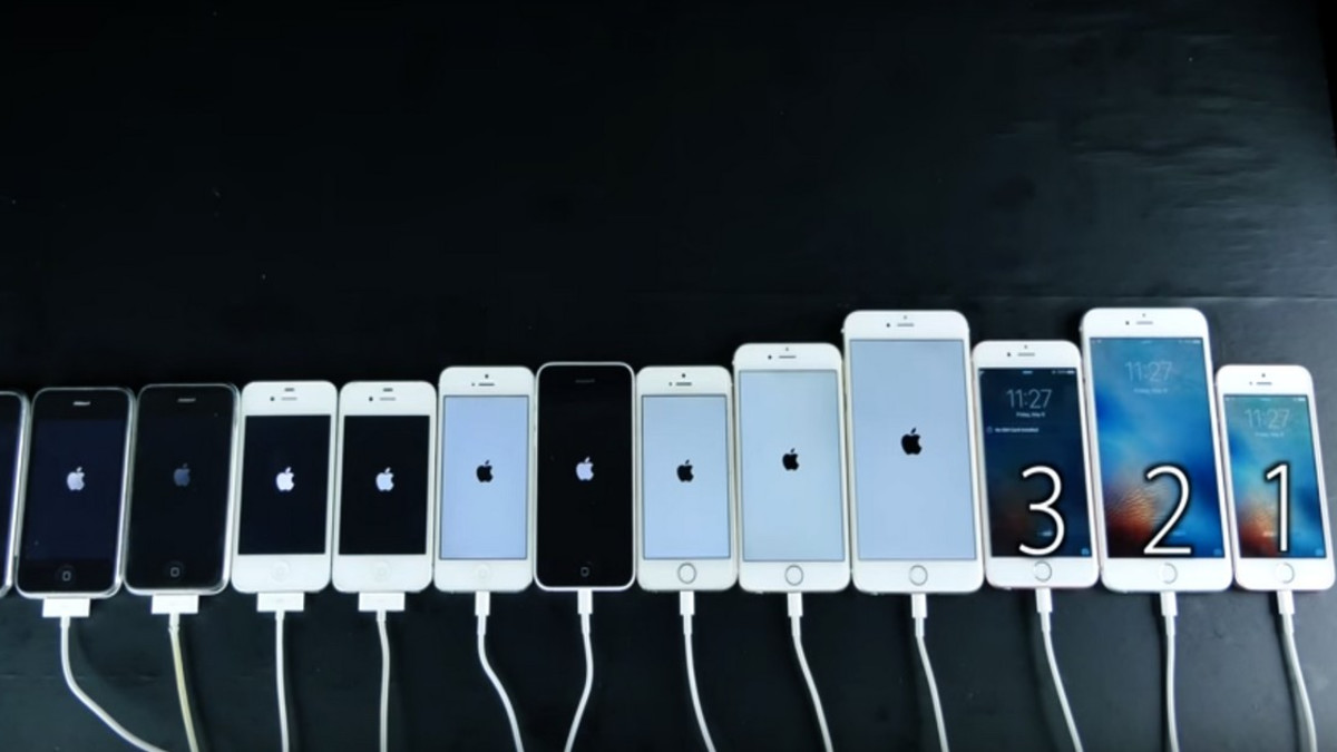 Mies laittoi rinnakkain kaikki iPhonet - hitain käynnistyjä yllätti