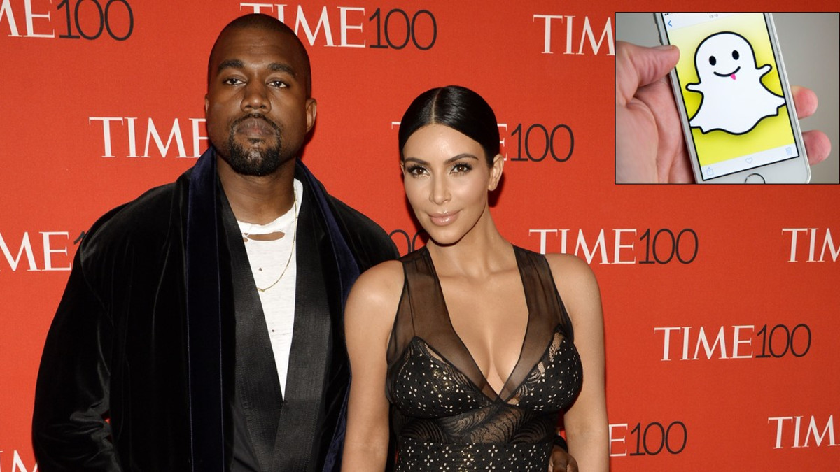 Kim Kardashian saapui Snapchatiin - tässä ensimmäinen kuva